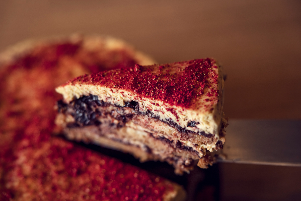 Melbourne's Anchor Restaurant's Balsamic Strawberry Tiramisu Recipe. Image supplied.