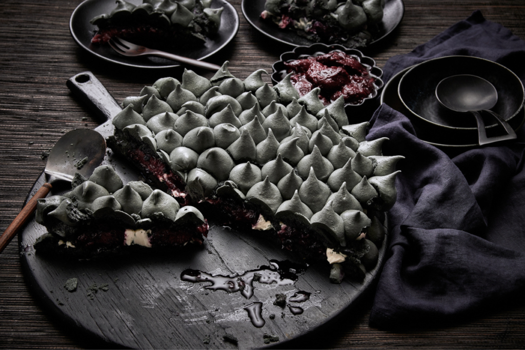 Mark Best's Queen Plum Pavlova Dessert Recipe Hunter and Bligh