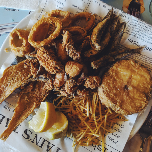 <strong>Santorini Fish and Chips</strong>