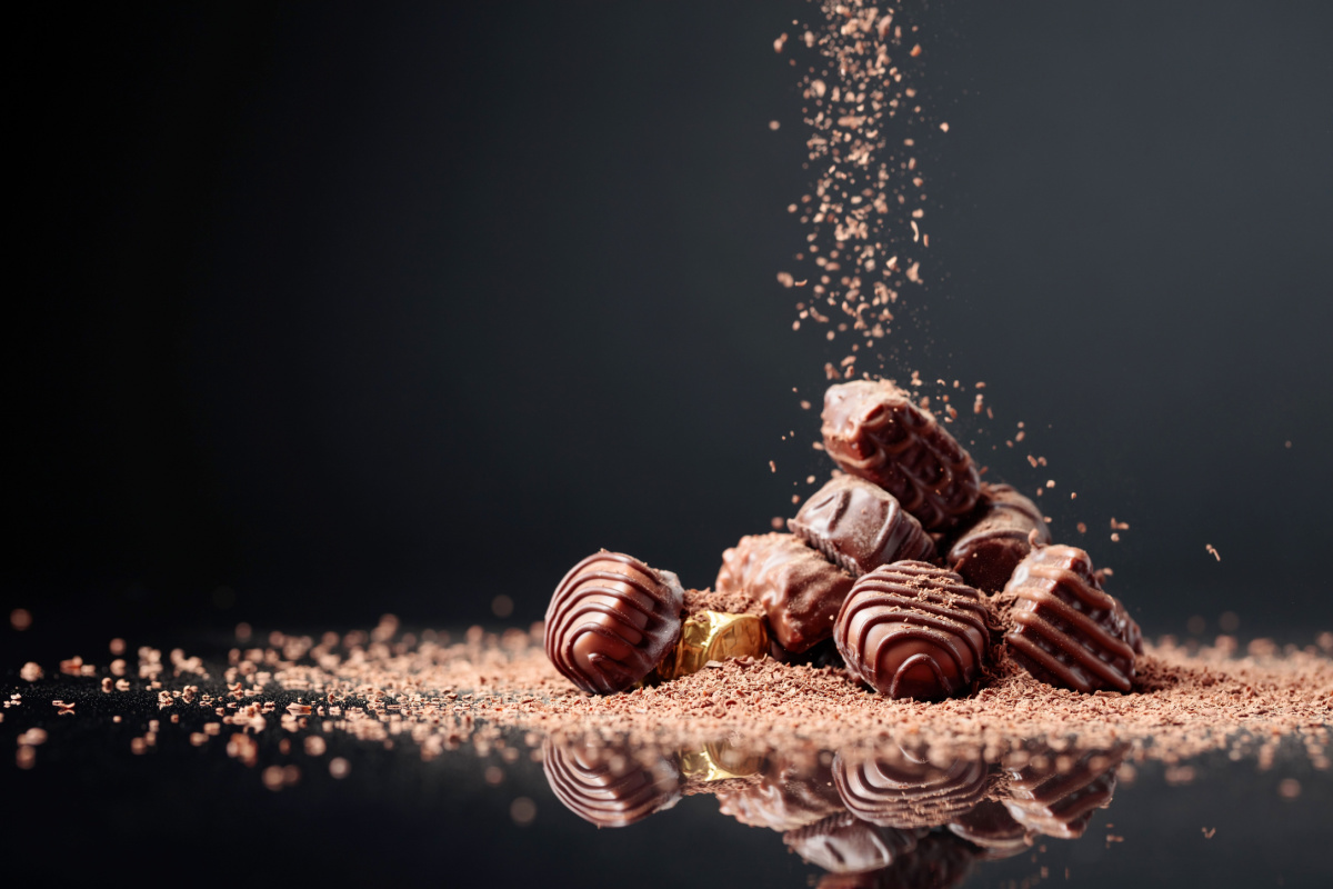 Chocolates with sprinkles. Photography by Igor Normann. Image via Shutterstock