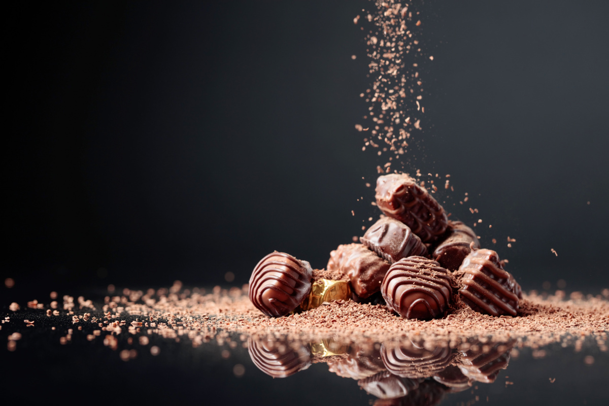 Chocolates with sprinkles. Photography by Igor Normann. Image via Shutterstock