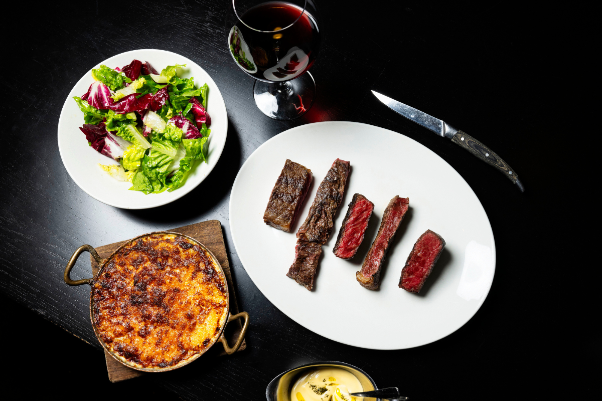 Rockpool Bar & Grill, Rare Breed Steak Tasting Dinner. Image supplied.