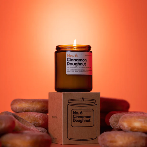 <strong>Waxhouse Candle Co.</strong> No. 6 Cinnamon Doughnut