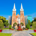 Notre Dame Cathedral in Ho Chi Minh City, Vietnam. Photography by saiko3p. Image via Shutterstock