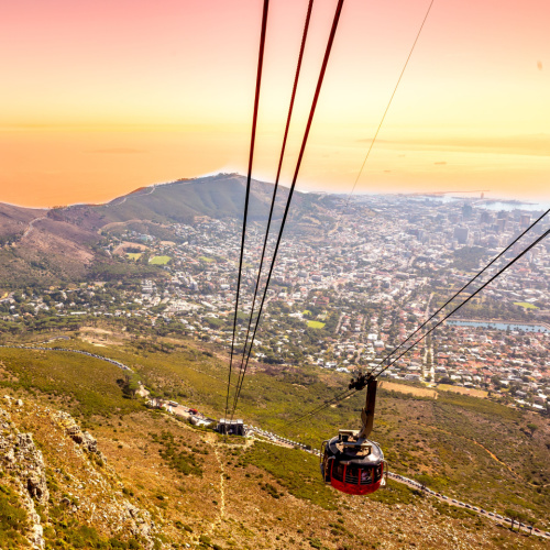 <strong>Table Mountain Aerial Cableway, </strong>Cape Town, South Africa