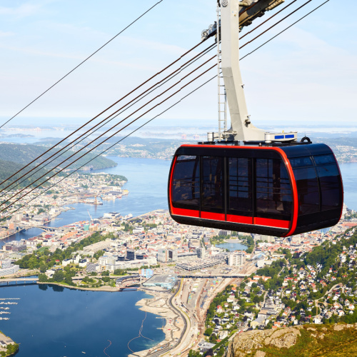 <strong>Ulriken Cable Car, </strong>Bergen, Norway