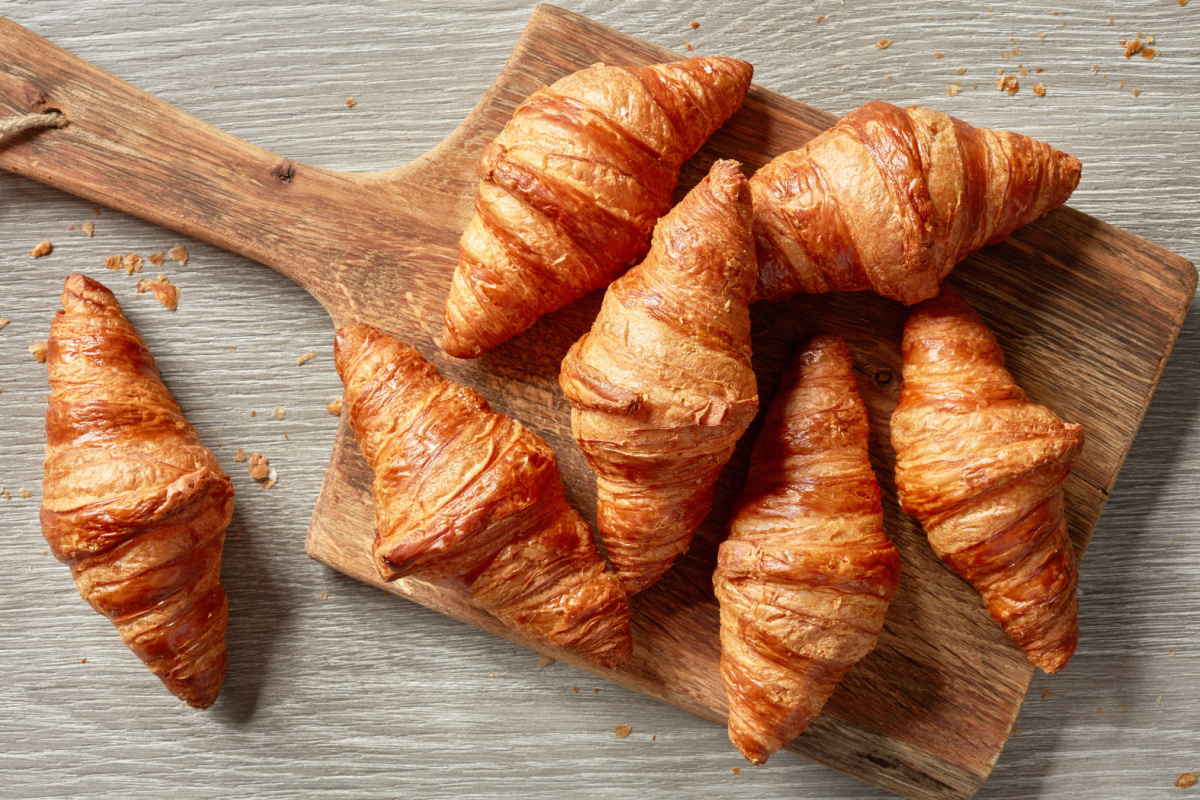 Platter of croissants. Photography by MaraZe. Image via Shutterstock