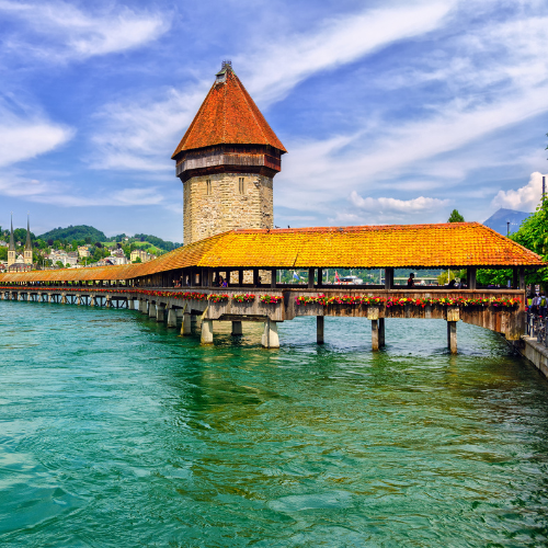 <strong>Chapel Bridge</strong>, Switzerland