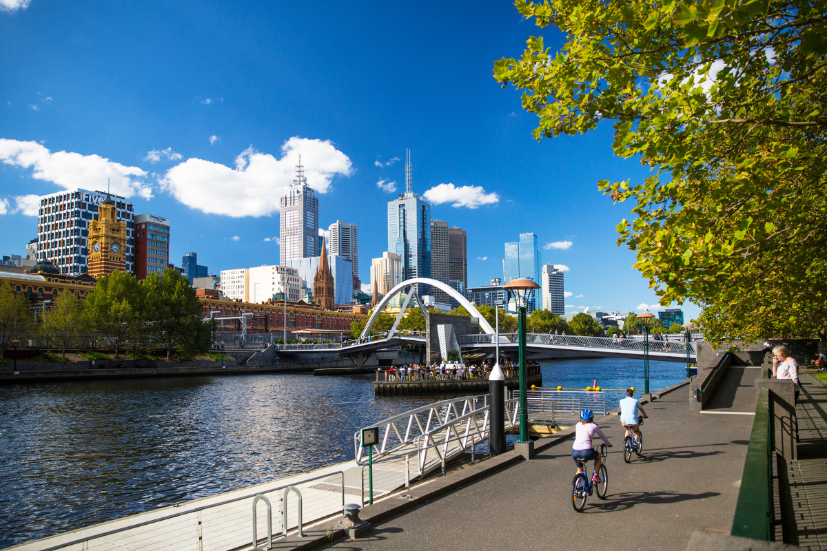 Southbank, Melbourne. Image via Visit Victoria