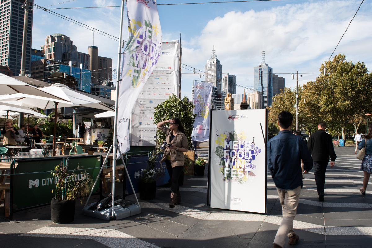 Melbourne Food and Wine Festival. Image via Visit Victoria