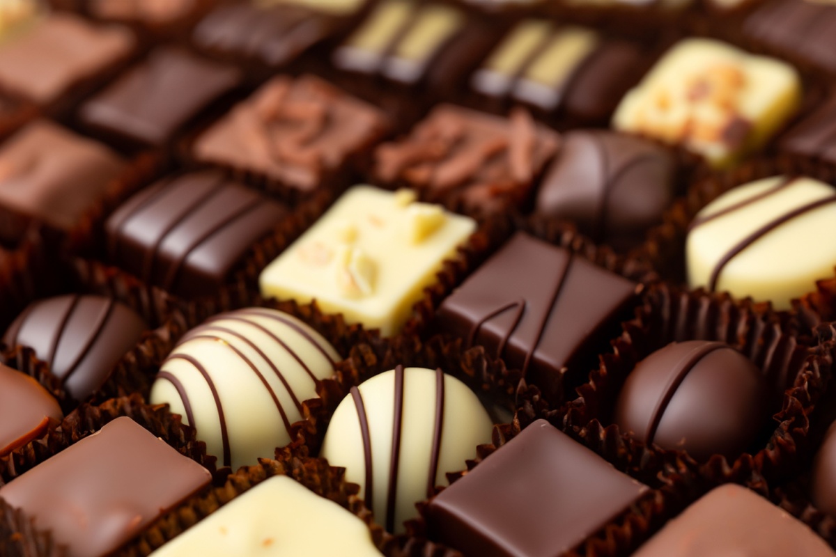 Assortment of chocolate. Photography by DesignMarjolein via Shutterstock