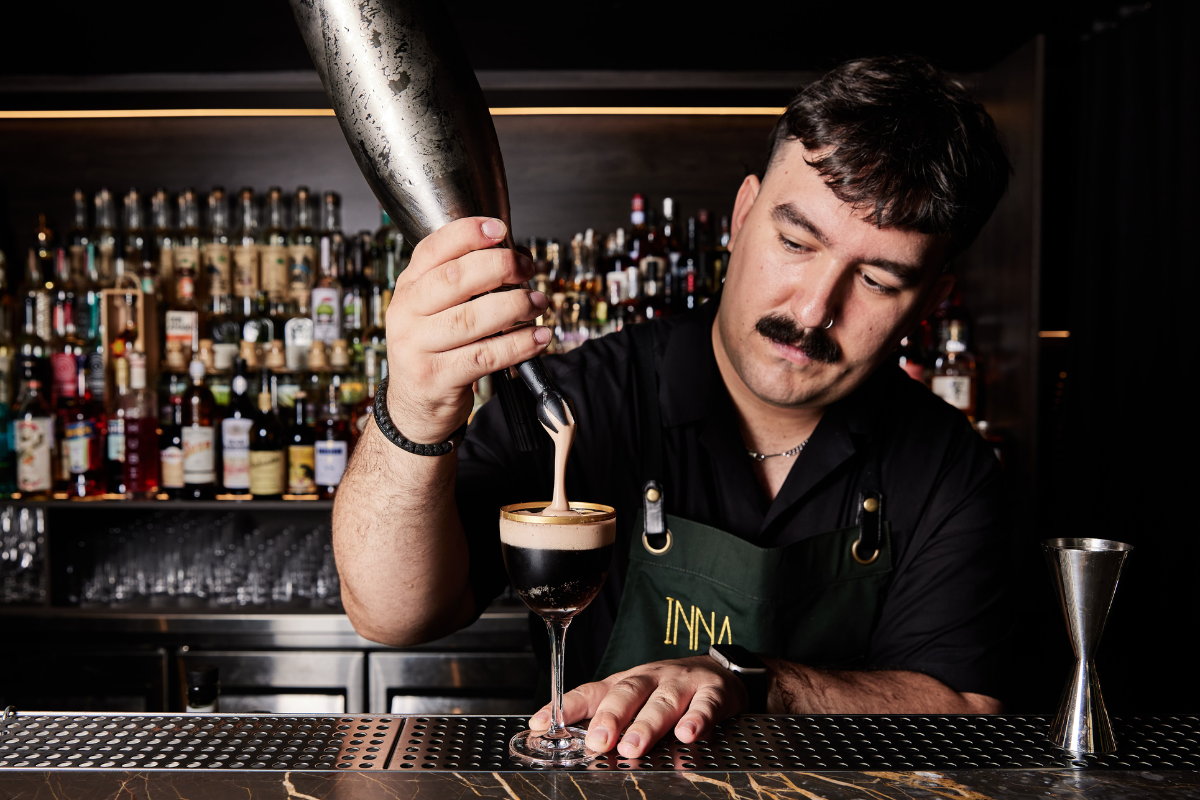 Inna Lounge, Sydney. Meet Sydney's Newest Late Night Bar Offering Milo Espresso Martinis. Image supplied.