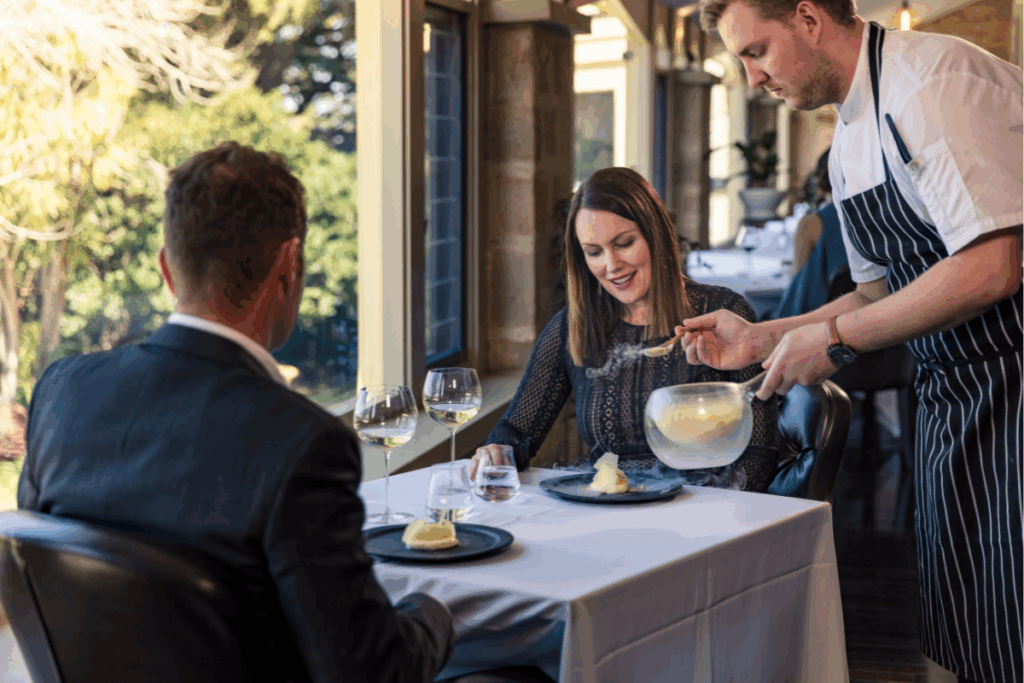 Hardy's Verandah Restaurant, Mount Lofty House. Image supplied by South Australian Tourism Commission