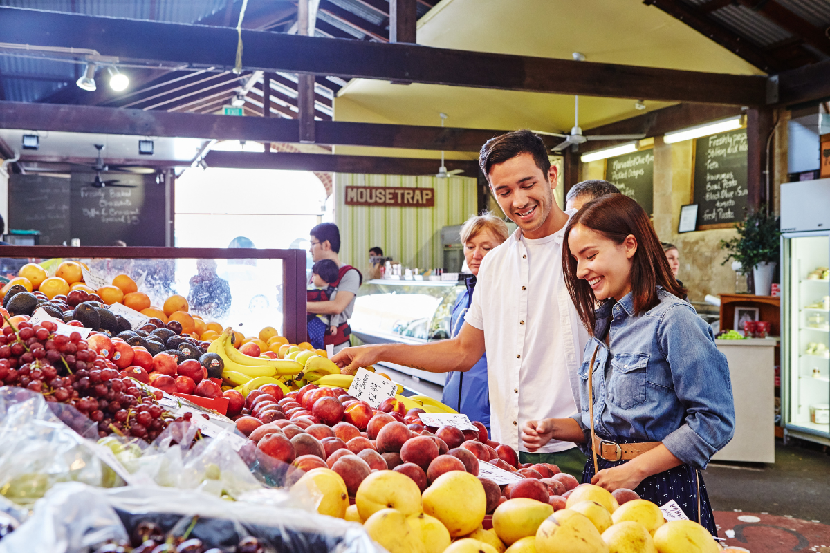 Freo Farmers Market, Western Australia. Image via Tourism Western Australia.
