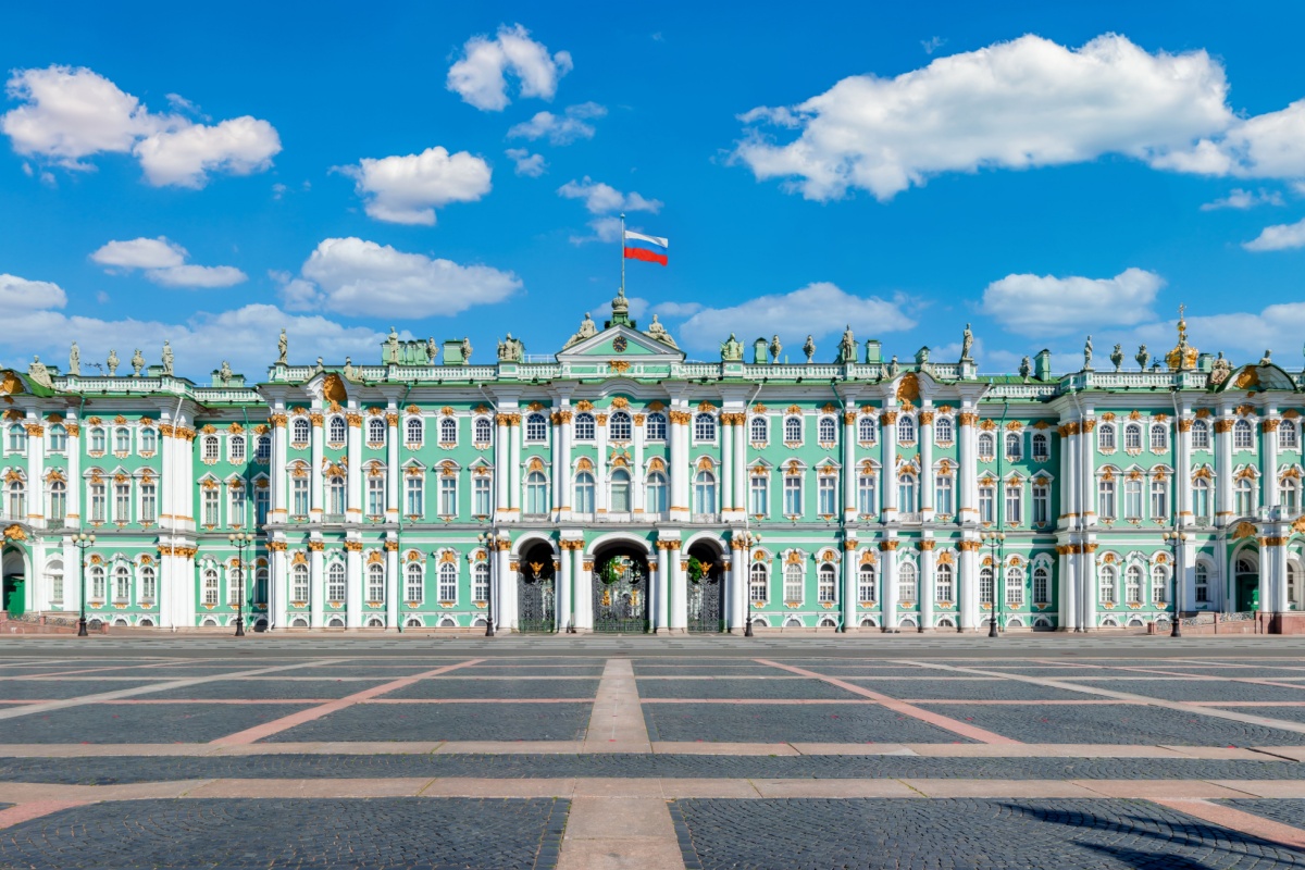 Hermitage. Photography by Mistervlad. Image via Shutterstock