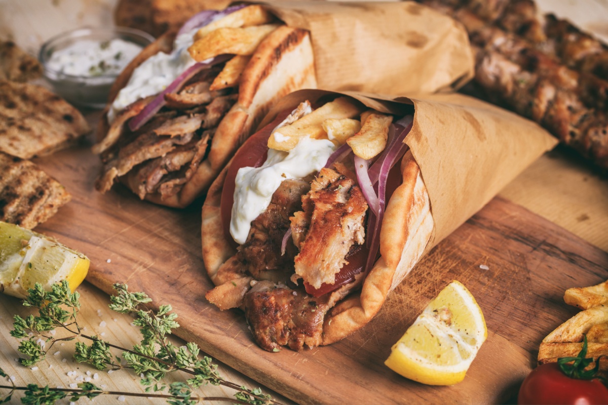 Greek gyro. Photography by rawf8. Image via Shutterstock