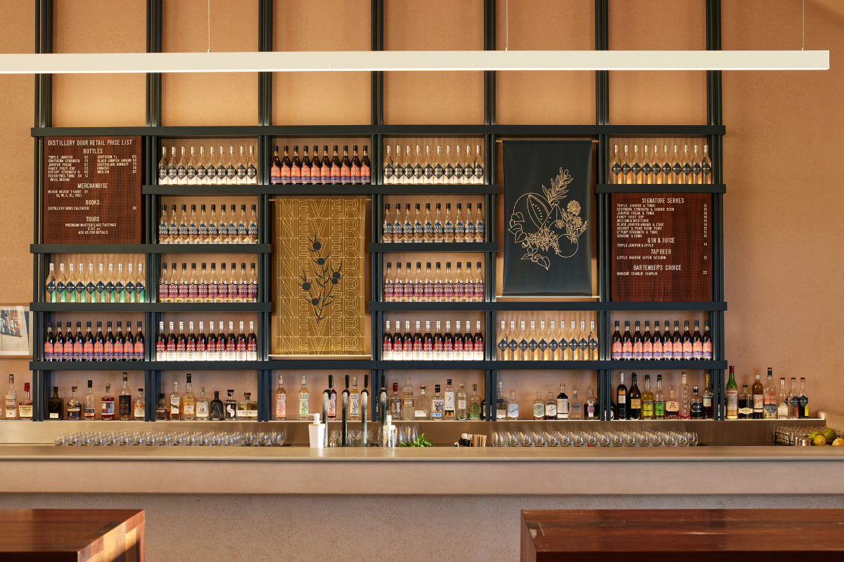 Never Never Distilling Co. Photographed by Josh Geelen. Image via South Australian Tourism Commission.