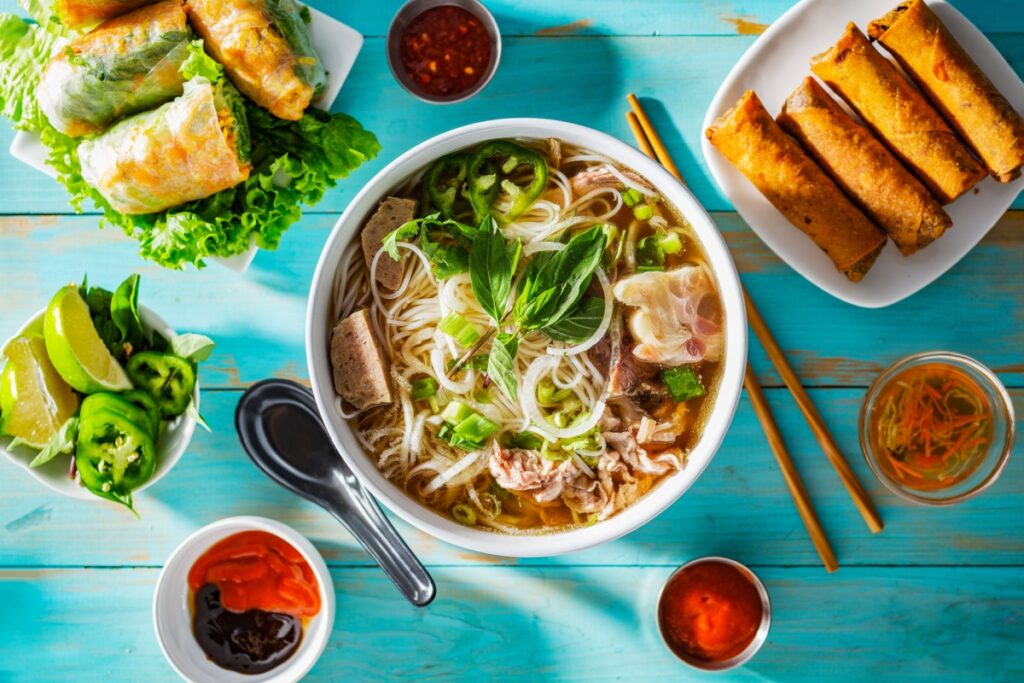 Vietnamese noodles. Photography by Joshua Resnick via Shutterstock