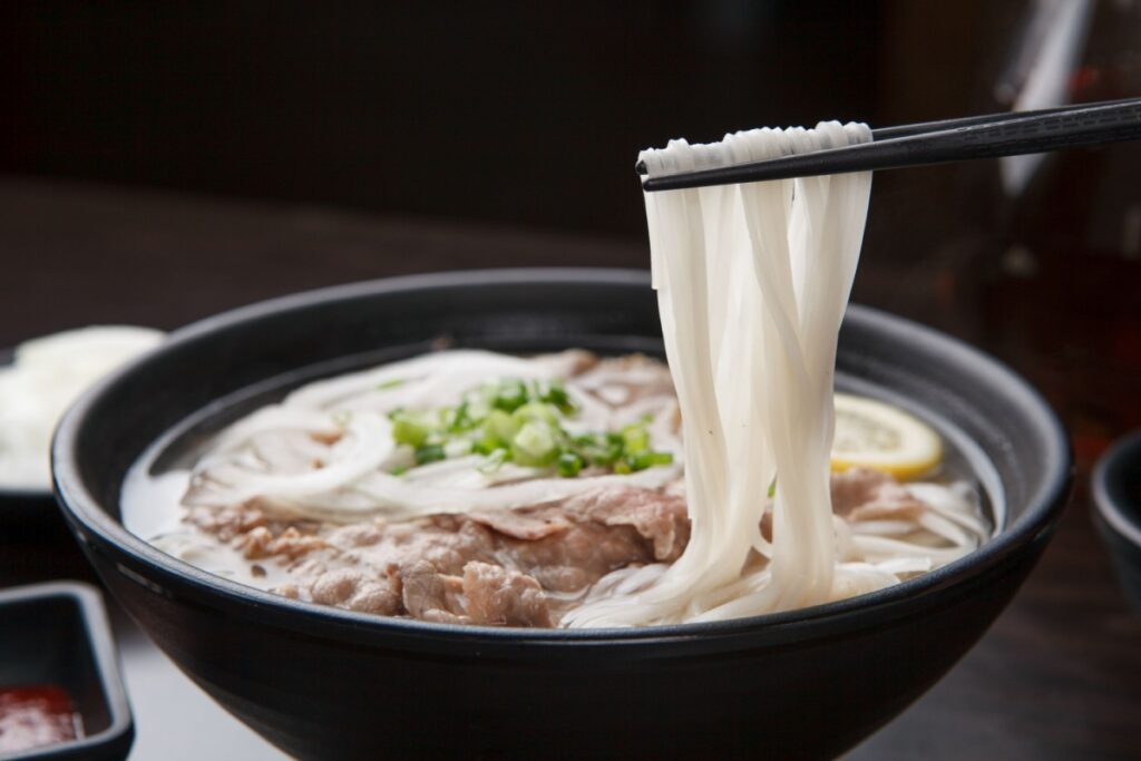 Vietnamese traditional pho. Photography by photohwan via Shutterstock