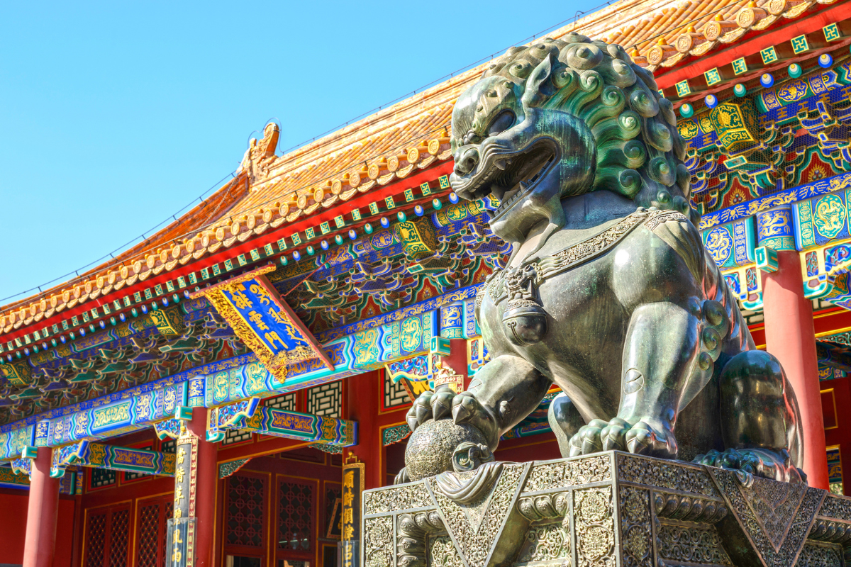 Chinese Guardian Lion. Photography by aphotostory via Shutterstock