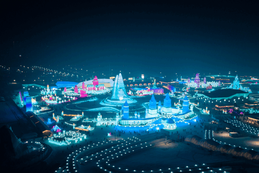 Harbin Ice and Snow Festival, China. Photography by Hai.Gandhi via Shutterstock
