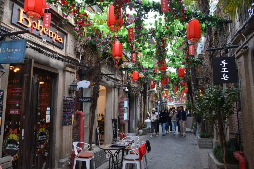 Shanghai French Concession, China. Photography by Sarunyu L via Shutterstock