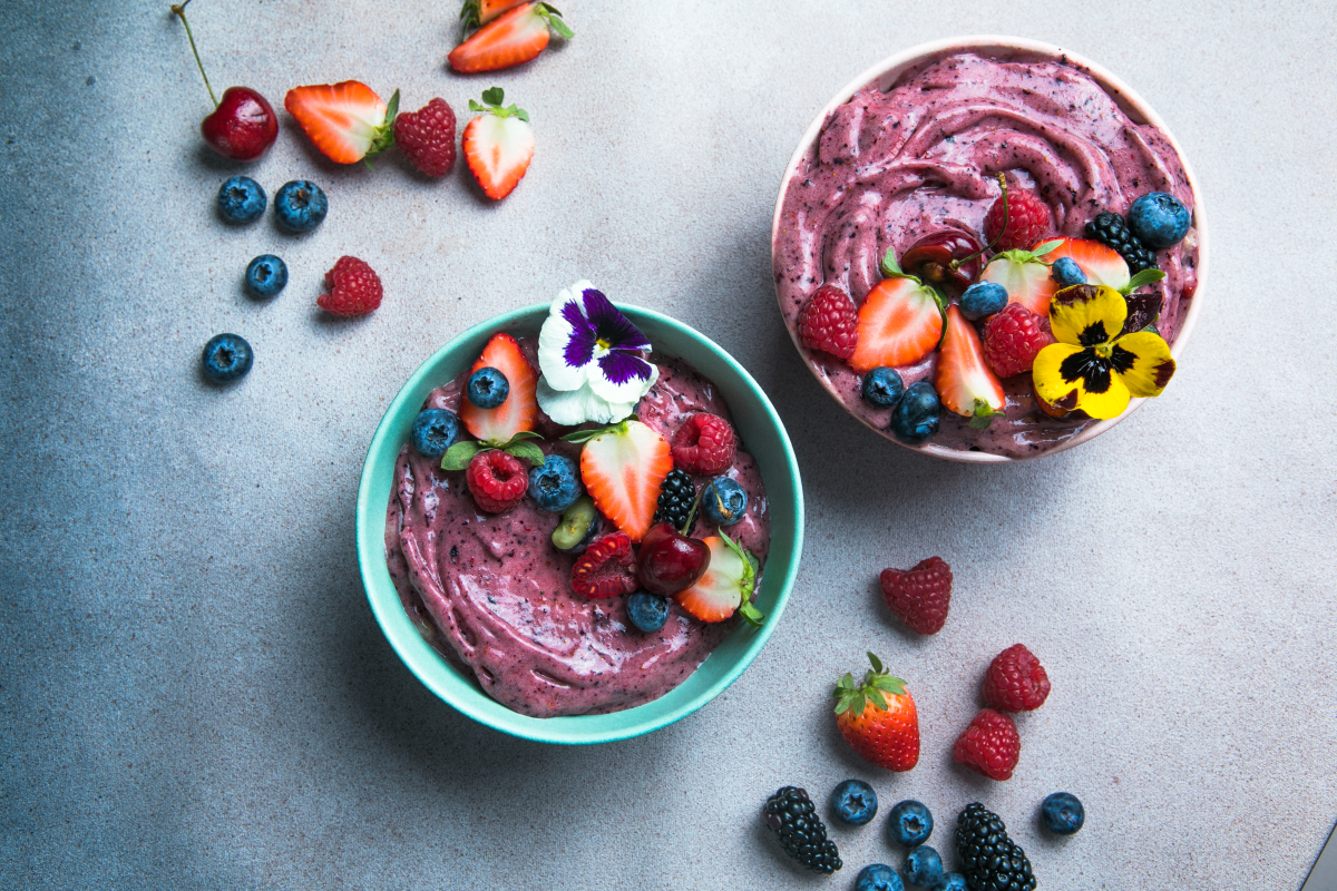 Acai smoothie bowls. Photography by Sokor Space via Shutterstock